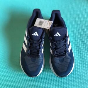 Brand New Adidas Navy Blue Sneakers